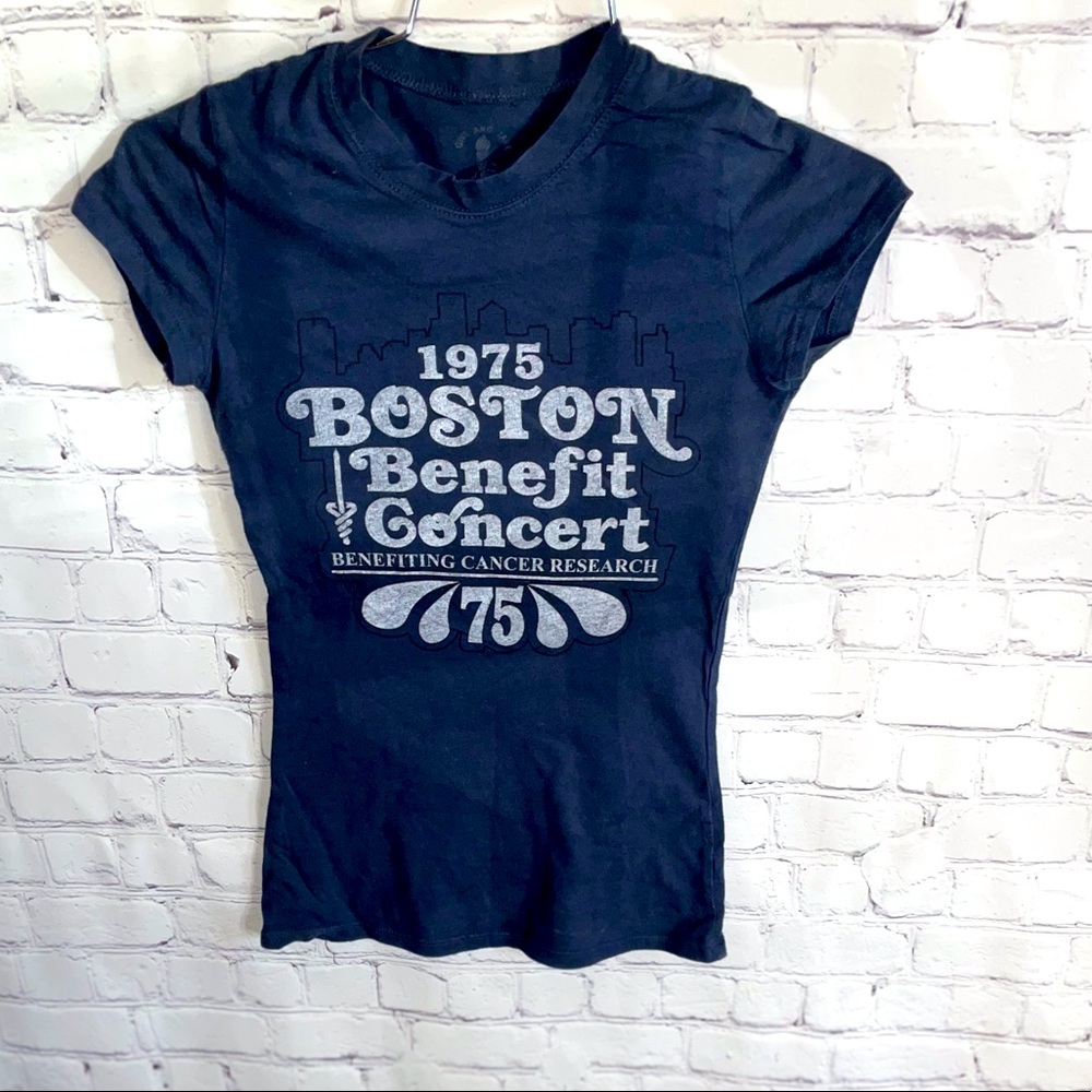 Vintage Benefit T-shirt XS navy blue